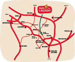 Map Parc de l'Auxois